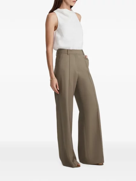 Pantaloni Anna Quan maro