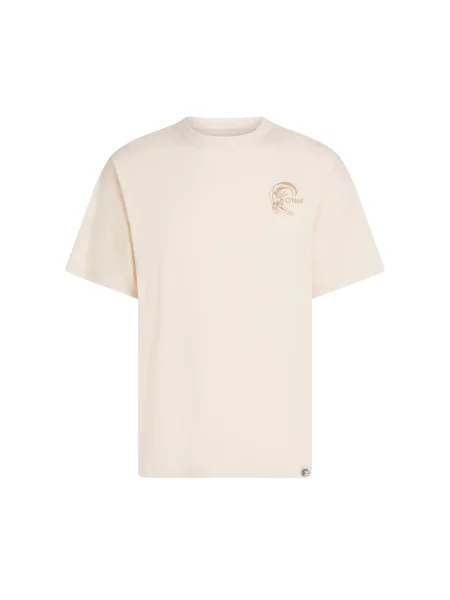 O'NEILL Tricou bej / roșu / murdar alb