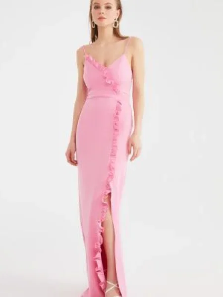 Rochie de seară Trendyol roz