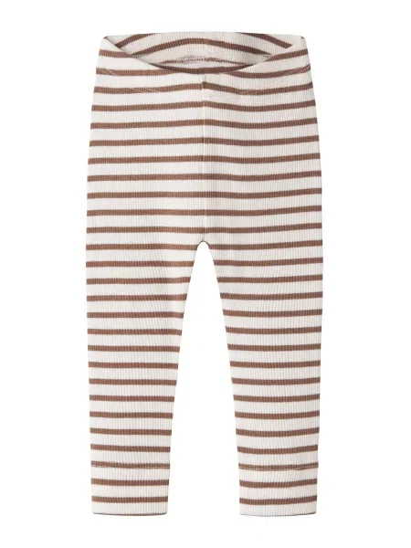 NAME IT Leggings NBNBani ecru maro