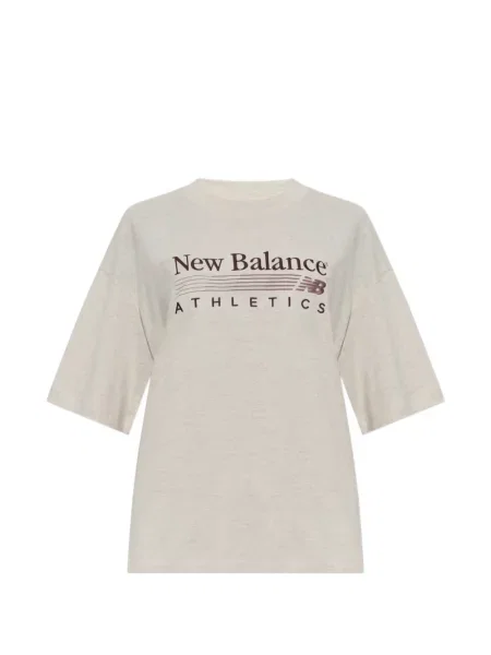 Бягане тениска New Balance с принт с връзки