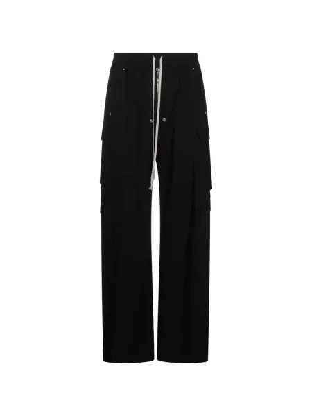 Pantaloni cargo Rick Owens Drkshdw cu cordon negru