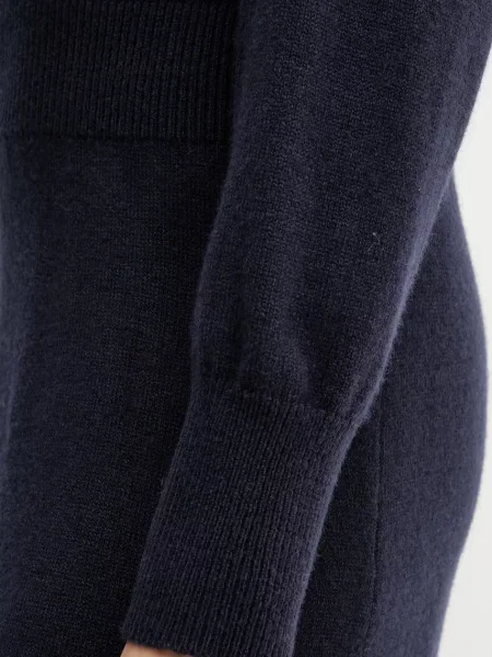 Сукня з вовною OUI maxi облягаюча синій