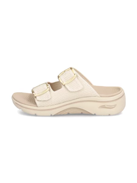 Pantofle Skechers béžové