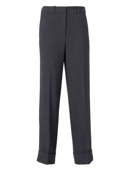 JDY Pantaloni cu dungă JDYFaith metalic gri