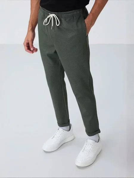 Tommy Life Športne hlače kaki