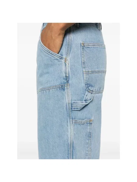 Carhartt WIP jeansy Double Knee Pant niebieskie
