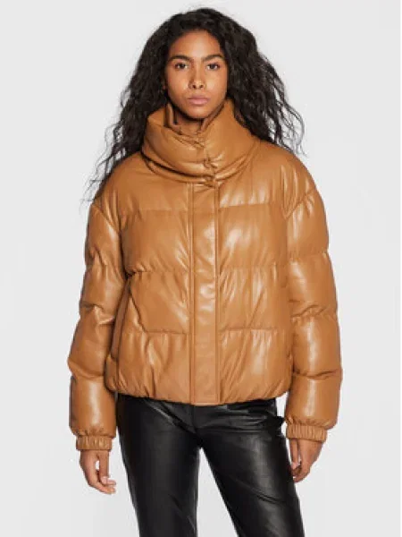 Patrizia Pepe Geacă din imitație de piele maro