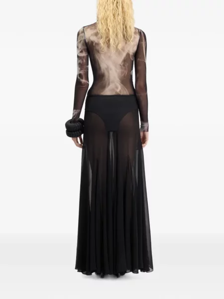 Fustă Jean Paul Gaultier negru