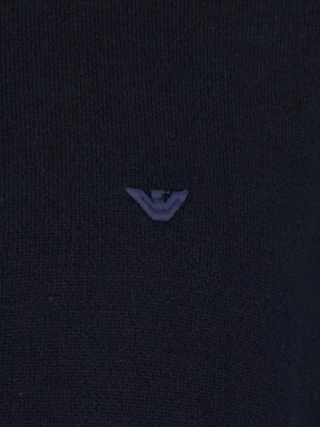 Hanorac cu glugă Emporio Armani albastru