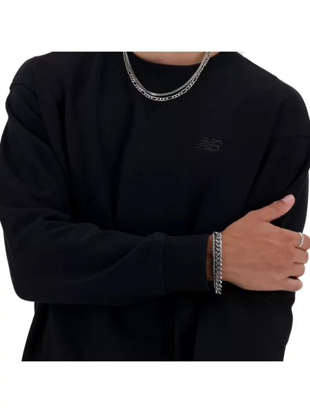 Koszulka sportowa New Balance frotte czarna