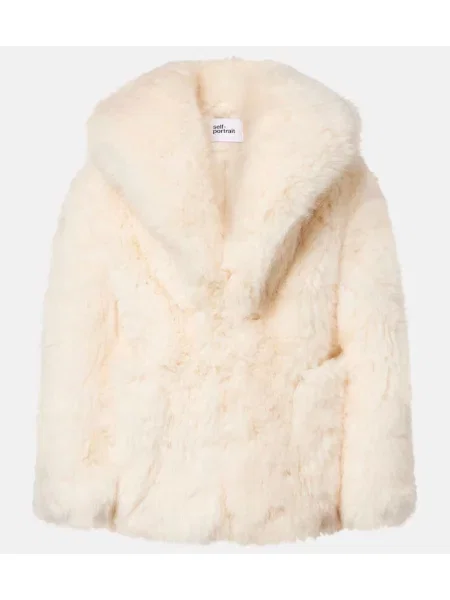 Geacă Self-portrait alb