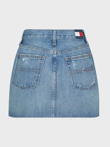 Джинсовая юбка Tommy Jeans синяя