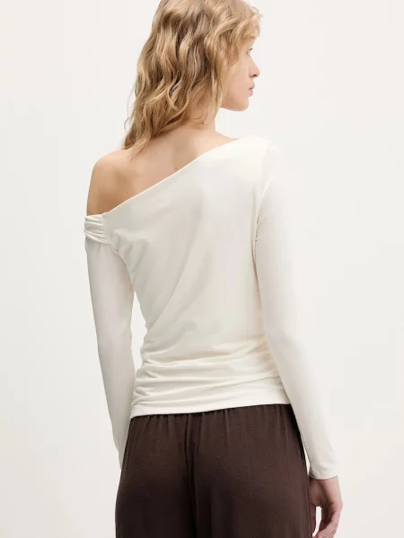 Póló Abercrombie & Fitch bézs