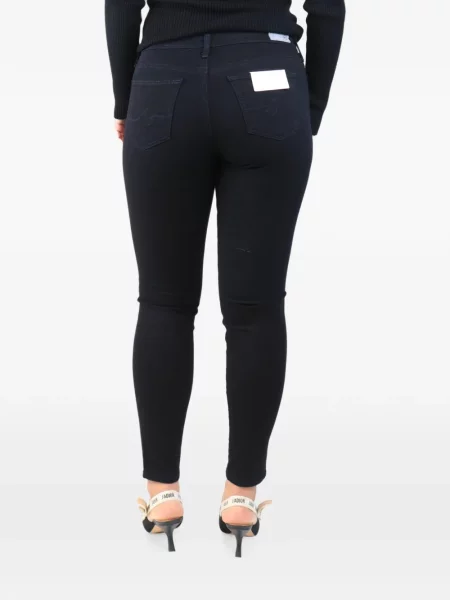 Слаб дънки skinny fit Adriano Meneghetti черно