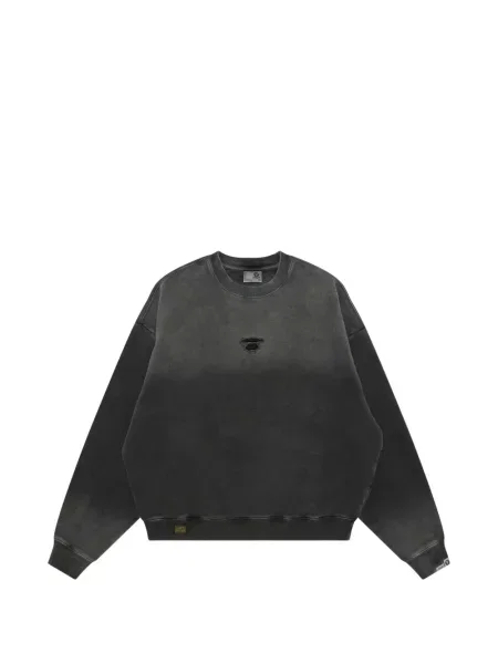 Hanorac Aape By A Bathing Ape cu autograf gri
