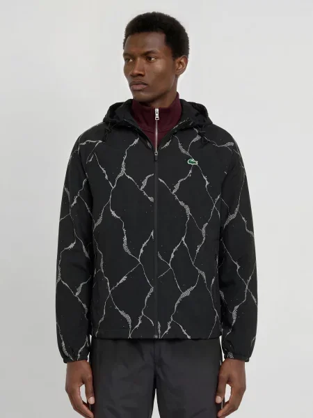 Lacoste Bunda Na Trénink černá