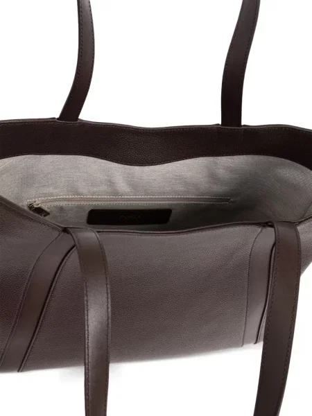 Geanta de piele Furla din piele maro