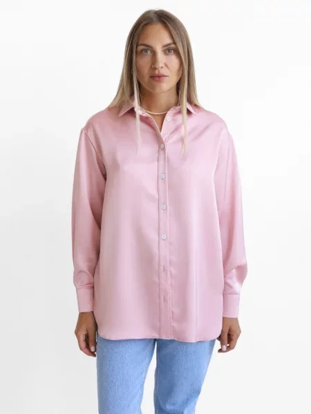 Сатинова Блуза Lilove пудра