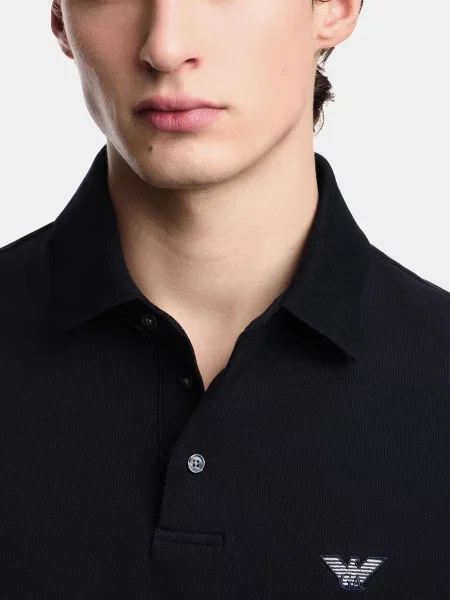Поло Emporio Armani синее