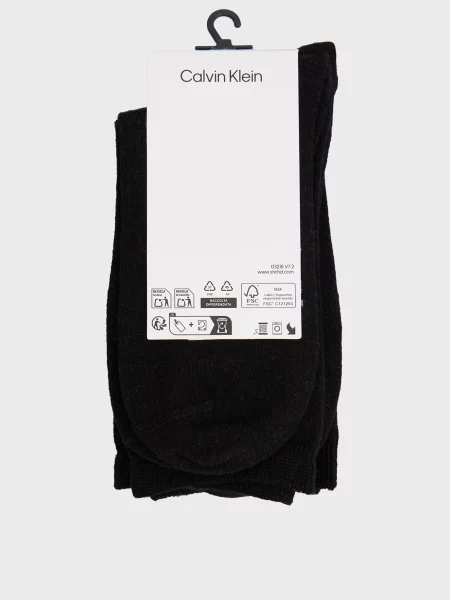 Льняные носки Calvin Klein черные