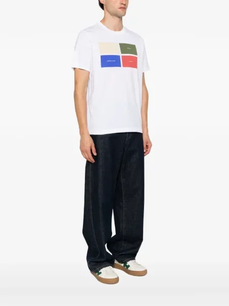 Tricou Ps Paul Smith cu imagine alb