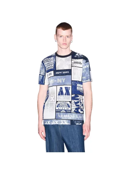 Tricou Eax alb