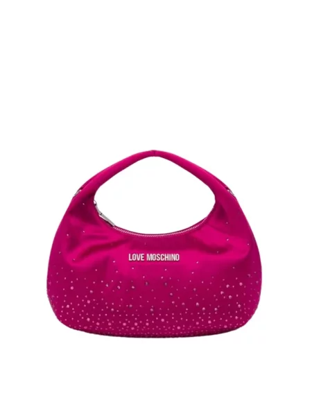 Torebka hobo Love Moschino różowa