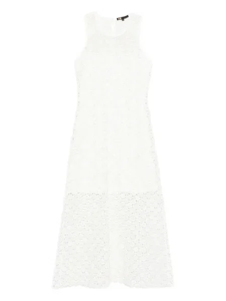 Rochie Maje tricotate de costum alb