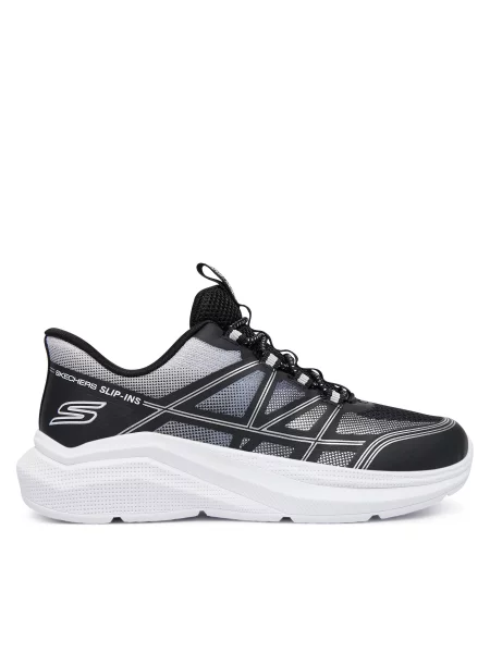 Skechers Сникърси Microspec Velocity Grid-Shift черен