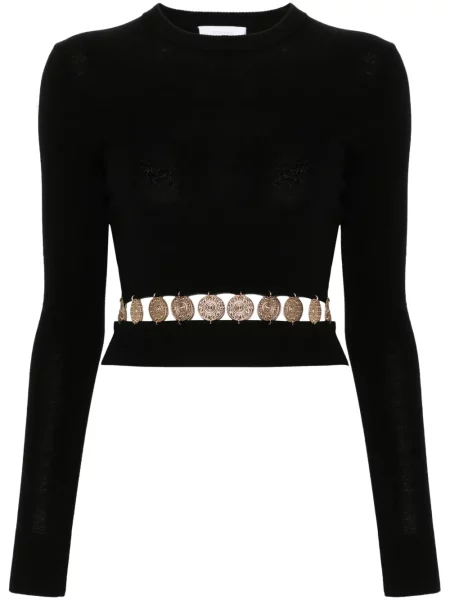 Pulover Rabanne cu tepi negru
