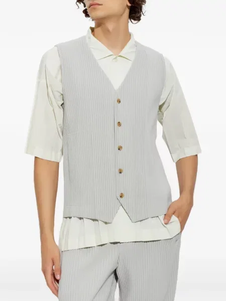 Γιλέκο Homme Plissé Issey Miyake γκρι