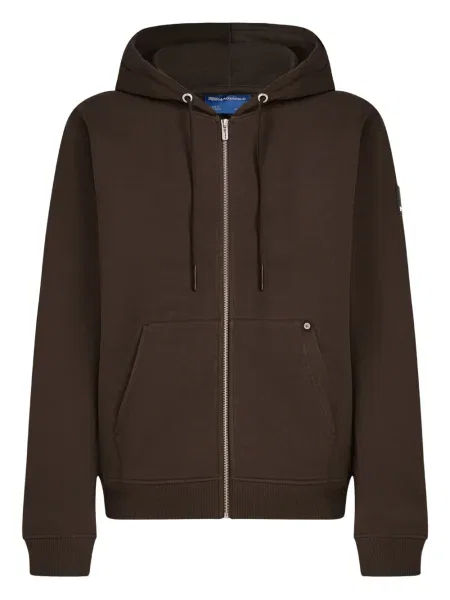 Majica s kapuljačom Karl Lagerfeld Jeans smeđa