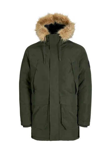Geacă parka Jack & Jones verde
