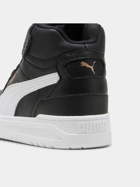 Дитячі Кеди високі PUMA Shuffle Downtown Mid Ac+ Ps комбінований верх чорний