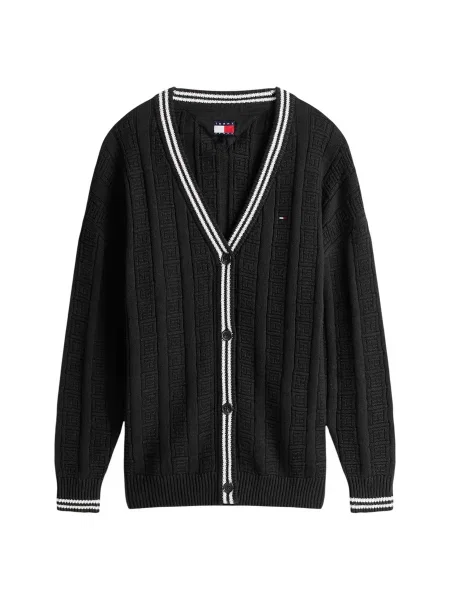 Kardigan Tommy Hilfiger Jeans czarny