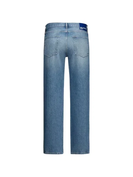 Blugi drepți Karl Lagerfeld Jeans albastru