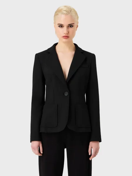 Emporio Armani Блейзер чорний