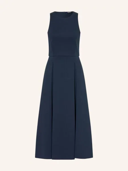 S Max Mara Jerseyové Šaty Cannone tmavě modrá