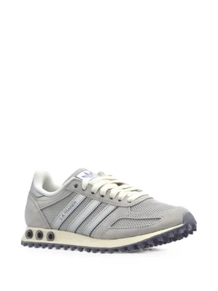 Siuvinėtos šortai Adidas su abstrakčiu raštu pilka