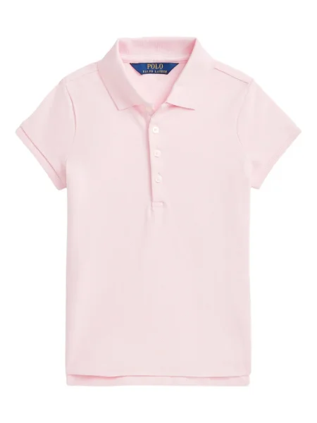 Koszulka polo dziecięca Polo Ralph Lauren różowa