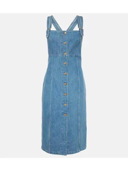 Odgovarati traper haljina Patou iznad koljena plava