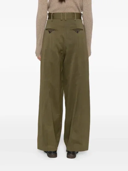 Pantaloni Uma Wang verde