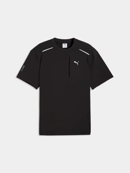 Футболка PUMA Tech Relaxed Pocket Tee комбінований верх чорний