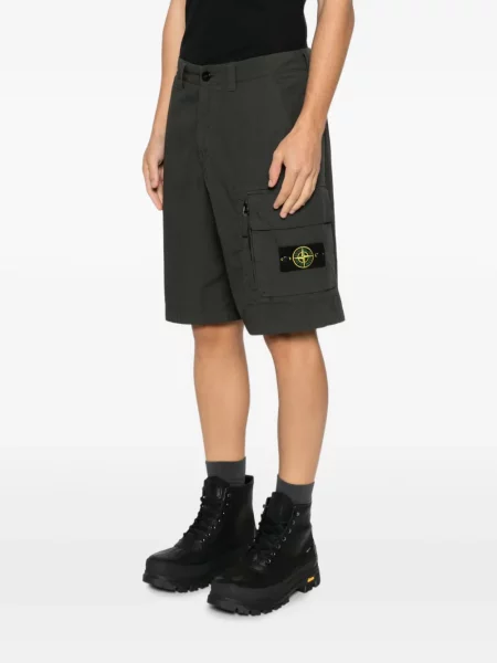 Kratke hlače kargo Stone Island kamenje zelena