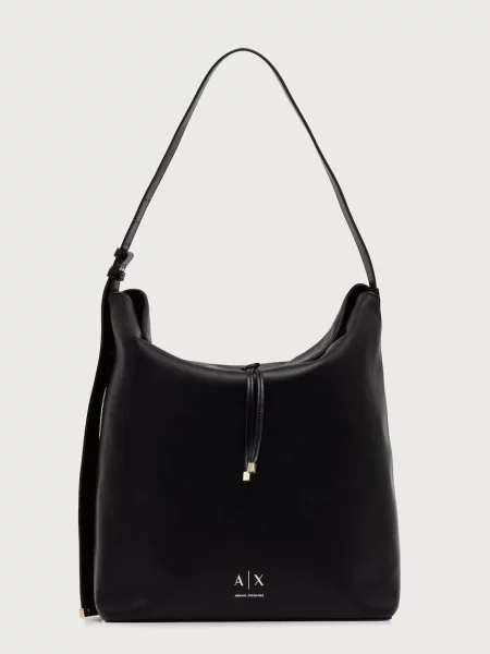 Geanta hobo Armani Exchange negru