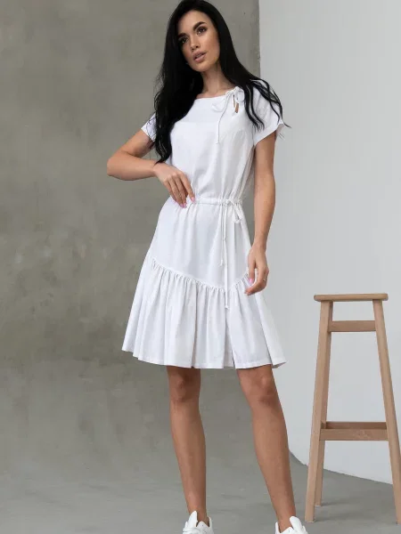 Лляна Сукня міні RiMari білий