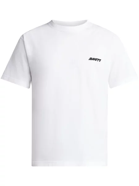 Tricou Mouty cu imagine alb