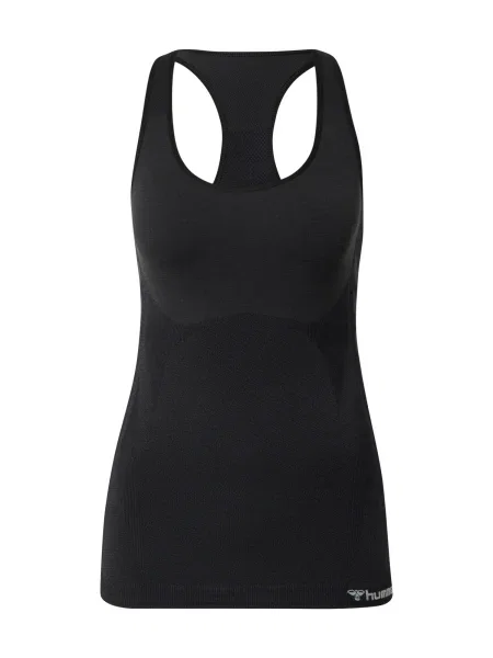 Hummel Sport top / gri / gri metalic negru