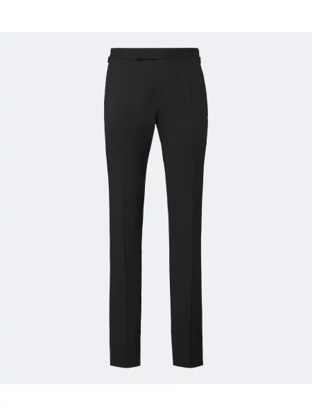 Pantaloni Tom Ford de lână negru